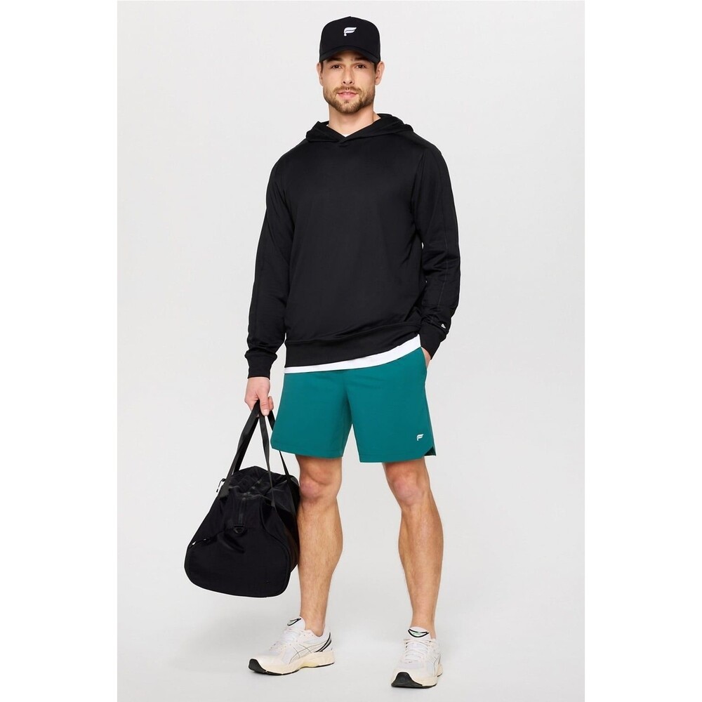 Fabletics Men's 7" Green The One Lined Short  Size L  Active Hybrid Gym Shorts